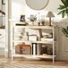 Consola Mueble Consola Mueble Natural/ Blanco