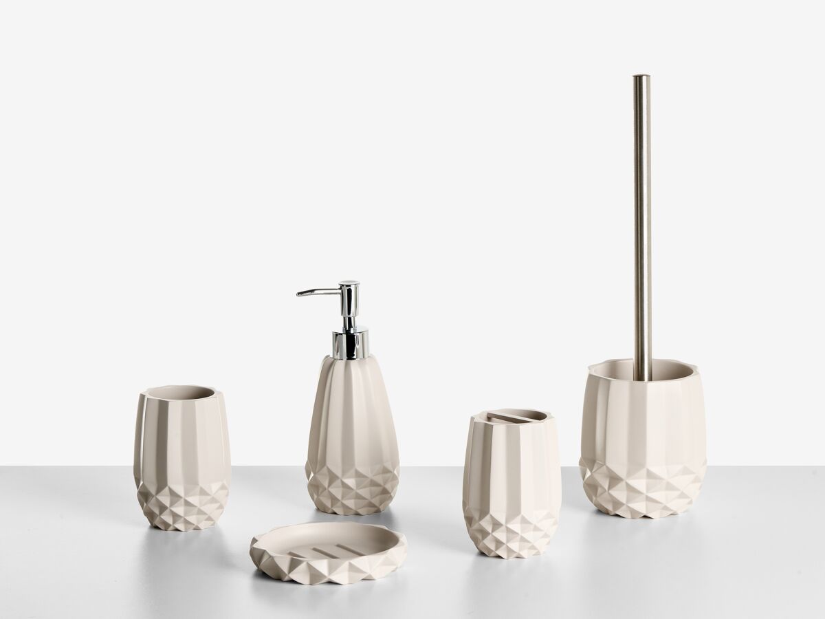 Beliani Conjunto de accesorios de baño Samiria
