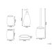 Beliani Conjunto de accesorios de baño Samiria Beliani Conjunto de accesorios de baño Samiria Beige