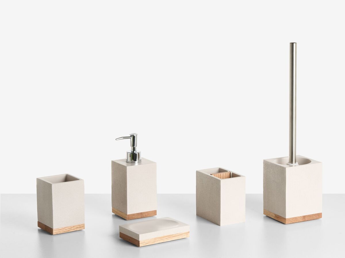 Beliani Conjunto de accesorios de baño Tapiche