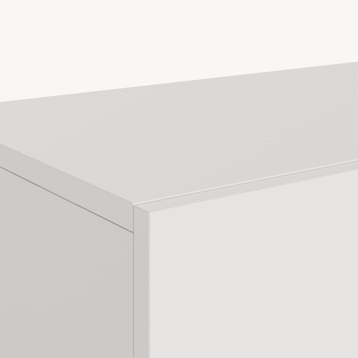 Móvel baixo para televisão suspenso Halmstad 2 portas 160x31x30 cm - Branco en.casa