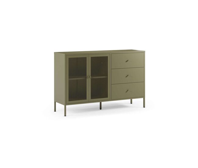 Mueble aparador 2 puertas 3 cajones diseño moderno industrial