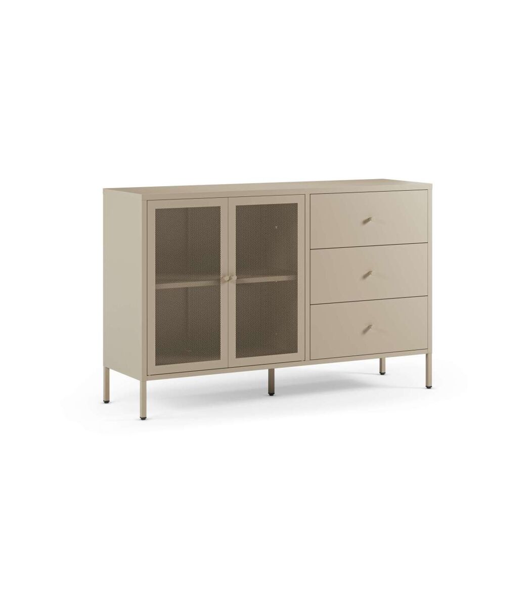 Mueble aparador 2 puertas 3 cajones diseño moderno industrial