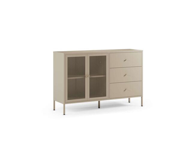 Mueble aparador 2 puertas 3 cajones diseño moderno industrial