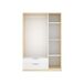 Armario ropero 3 puertas 2 cajones para dormitorio moderno 136 Armario ropero 3 puertas 2 cajones para dormitorio moderno 136 Blanco