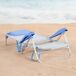 Aktive - Pack 2 sillas playa aluminio y textileno asas de mano Aktive - Pack 2 sillas playa aluminio y textileno asas de mano Azul Claro