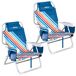 Aktive - Pack 2 sillas playa multiposición con mochila Aktive - Pack 2 sillas playa multiposición con mochila Multicolor