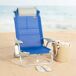 Aktive - Silla plegable aluminio y textileno con asa de hombro Aktive - Silla plegable aluminio y textileno con asa de hombro Azul