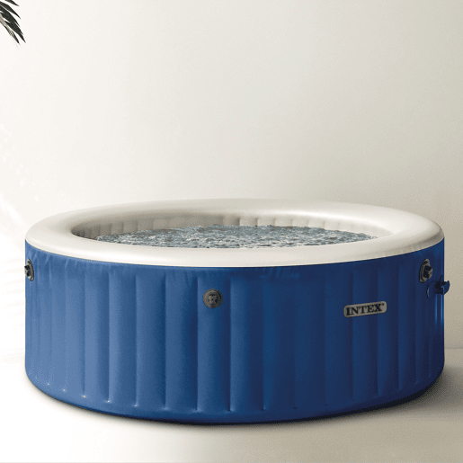 INTEX Spa inflável para 2 a 4 pessoas com massagem de bolhas, azul