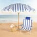 Aktive - Pack 2 sillas playa plegables aluminio 6 posiciones Aktive - Pack 2 sillas playa plegables aluminio 6 posiciones Azul