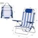 Aktive - Pack 2 sillas playa plegables aluminio 6 posiciones Aktive - Pack 2 sillas playa plegables aluminio 6 posiciones Azul