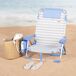 Aktive - Pack 2 sillas playa plegable aluminio 4 posiciones Aktive - Pack 2 sillas playa plegable aluminio 4 posiciones Azul Claro