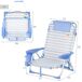 Aktive - Pack 2 sillas playa plegable aluminio 4 posiciones Aktive - Pack 2 sillas playa plegable aluminio 4 posiciones Azul Claro