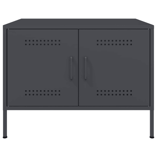Mesa de Centro, Mesa baixa, 68x50x50,5 cm aço antracite