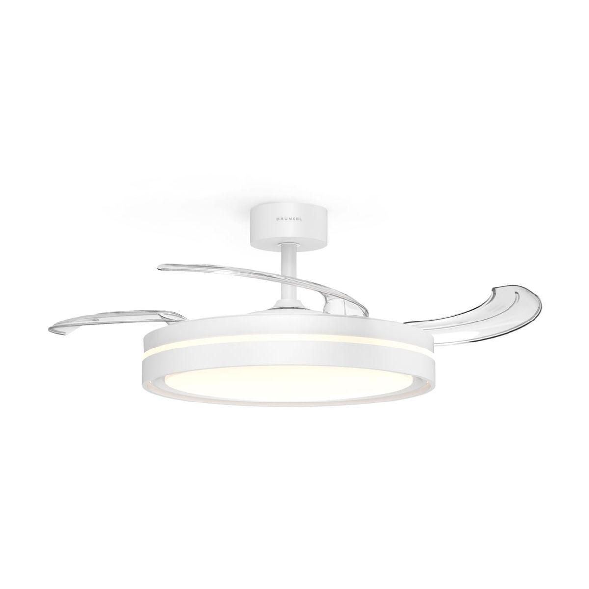 Ventilador de techo Grunkel SKYWHITE W  aspas retráctiles