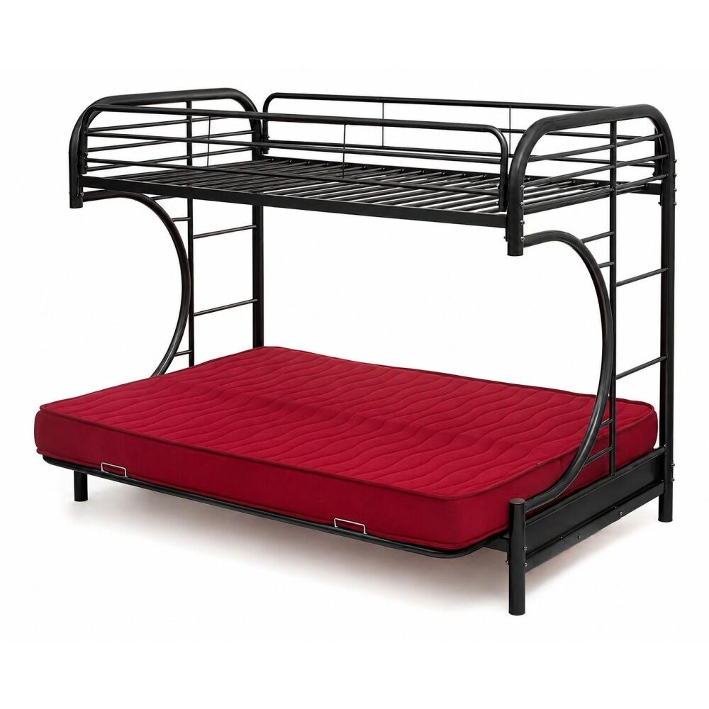 Litera sofá fantasy - negro litera sofá-cama,litera cama matrimonial,litera cama doble,literas con sofá,cama alta sofá-cama