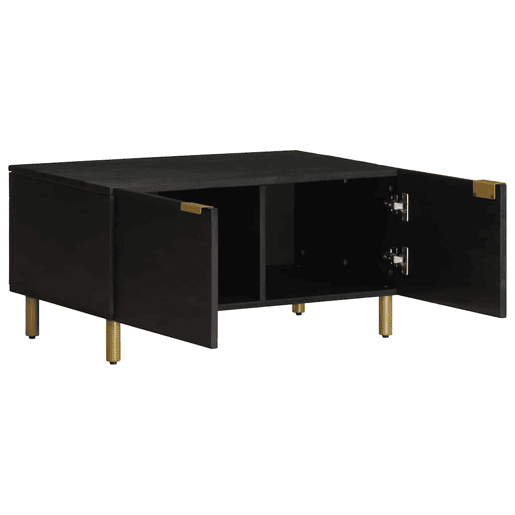 Mesa de Centro, Mesa baixa, 80x80x40 cm derivados de madeira preto Mesa de Centro, Mesa baixa, 80x80x40 cm derivados de madeira preto