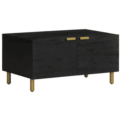 Mesa de Centro, Mesa baixa, 80x80x40 cm derivados de madeira preto Mesa de Centro, Mesa baixa, 80x80x40 cm derivados de madeira preto