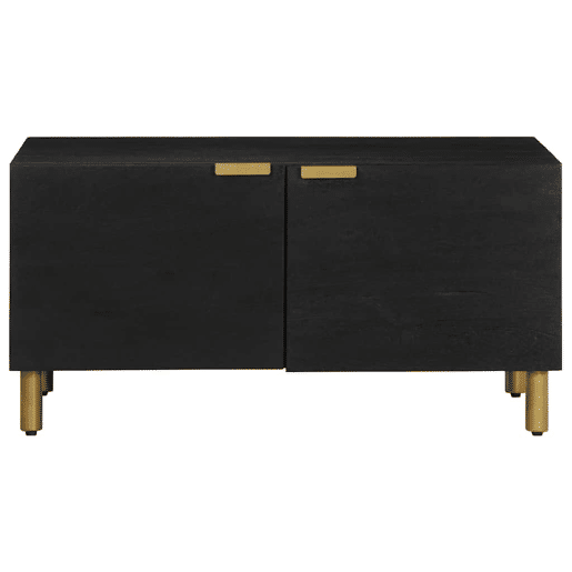 Mesa de Centro, Mesa baixa, 80x80x40 cm derivados de madeira preto Mesa de Centro, Mesa baixa, 80x80x40 cm derivados de madeira preto