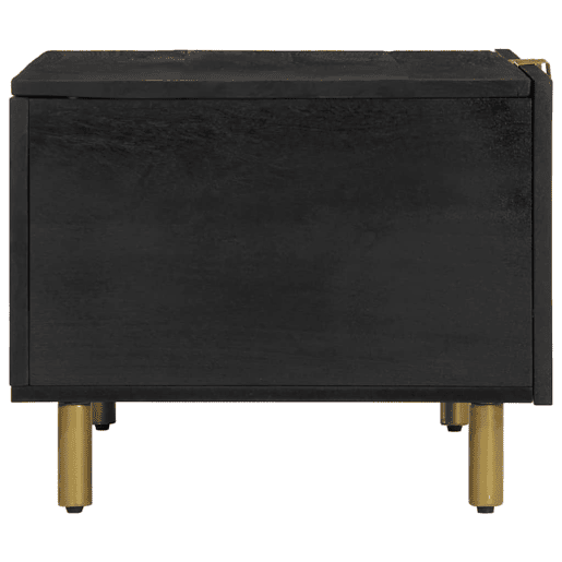 Mesa de Centro, Mesa baixa, 80x80x40 cm derivados de madeira preto Mesa de Centro, Mesa baixa, 80x80x40 cm derivados de madeira preto