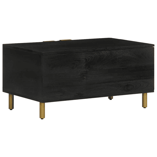 Mesa de Centro, Mesa baixa, 80x80x40 cm derivados de madeira preto Mesa de Centro, Mesa baixa, 80x80x40 cm derivados de madeira preto