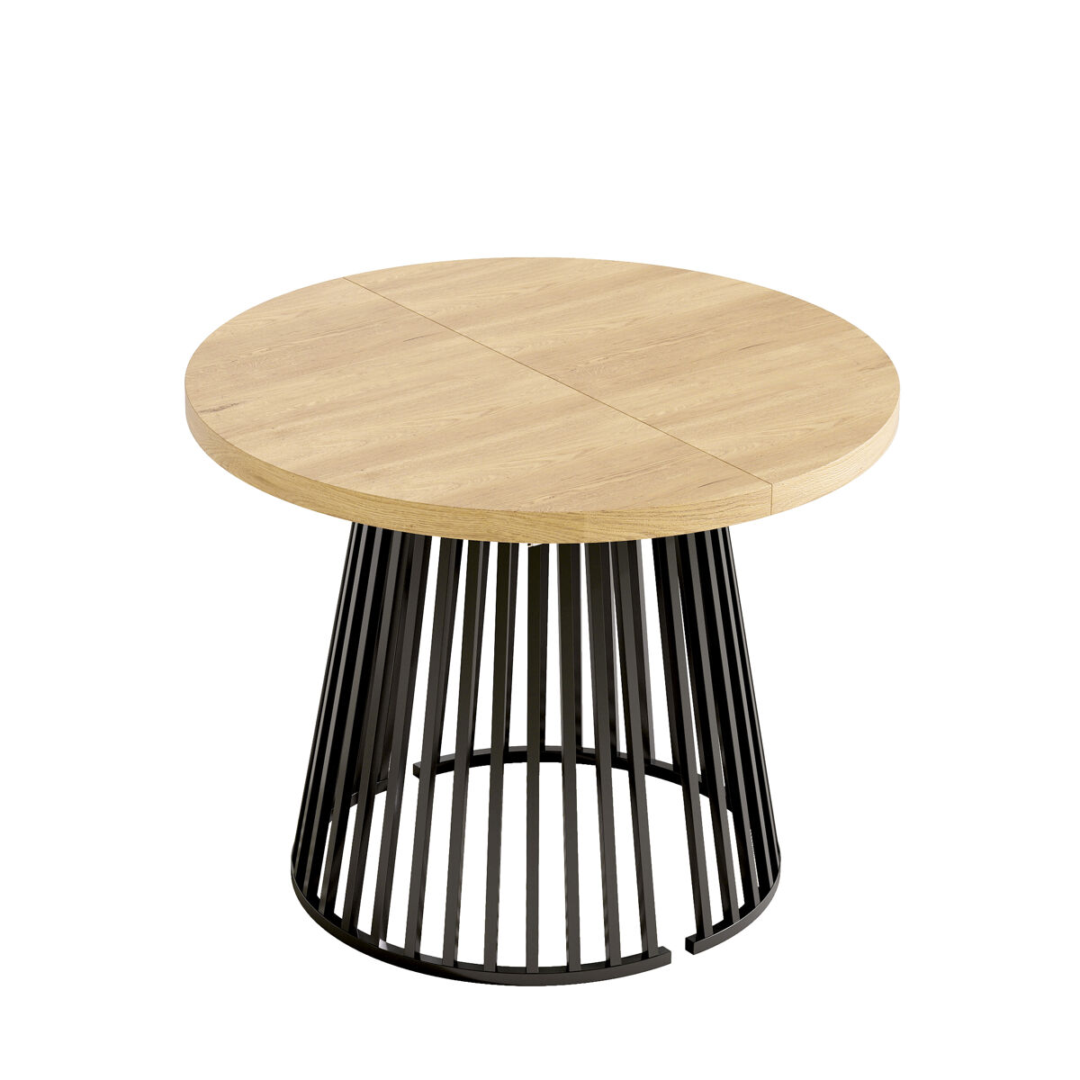 Mesa de comedor extensible redonda 100x100