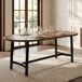 Mesa de comedor fija ovalada 180x80 Mesa de comedor fija ovalada 180x80 Negro