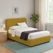 Cama Individual Desenfundable de Tela 206x107 Cama Individual Desenfundable de Tela 206x107 Amarillo