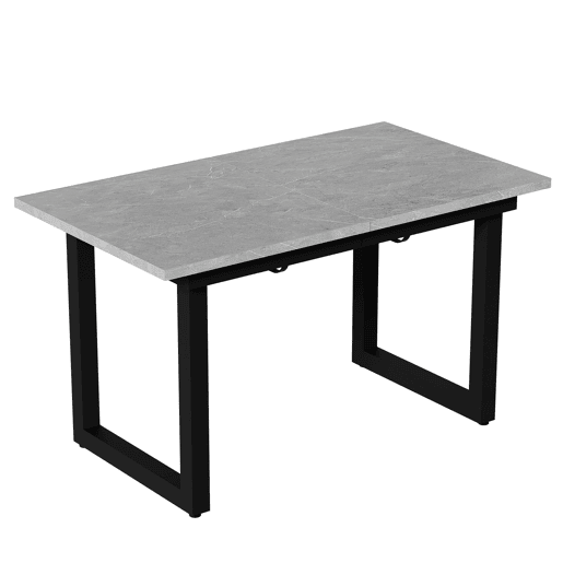 Mesa de jantar extensível retangular 140-180máx cm de mdf,cinza Mesa de jantar extensível retangular 140-180máx cm de mdf,cinza