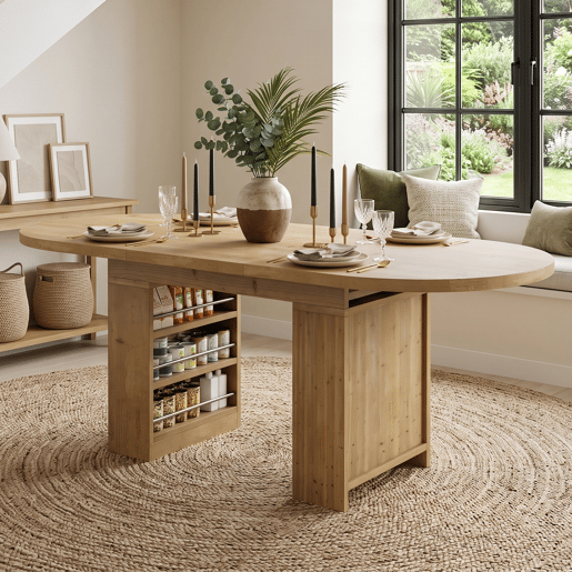 Mesa de jantar extensível oval 150-200máx cm de mdf,carvalho Mesa de jantar extensível oval 150-200máx cm de mdf,carvalho