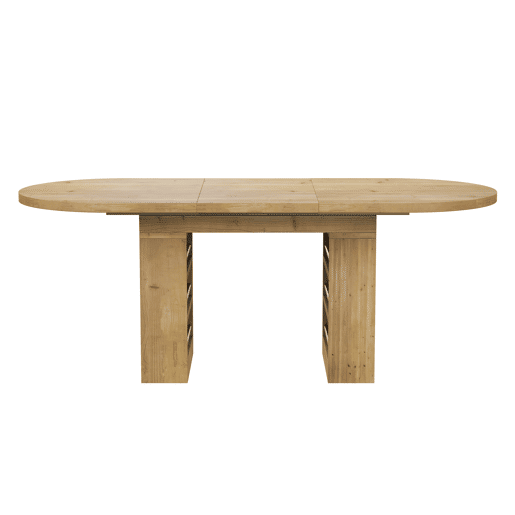Mesa de jantar extensível oval 150-200máx cm de mdf,carvalho Mesa de jantar extensível oval 150-200máx cm de mdf,carvalho