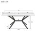 Mesa de comedor extensible rectangular Mesa de comedor extensible rectangular Blanco