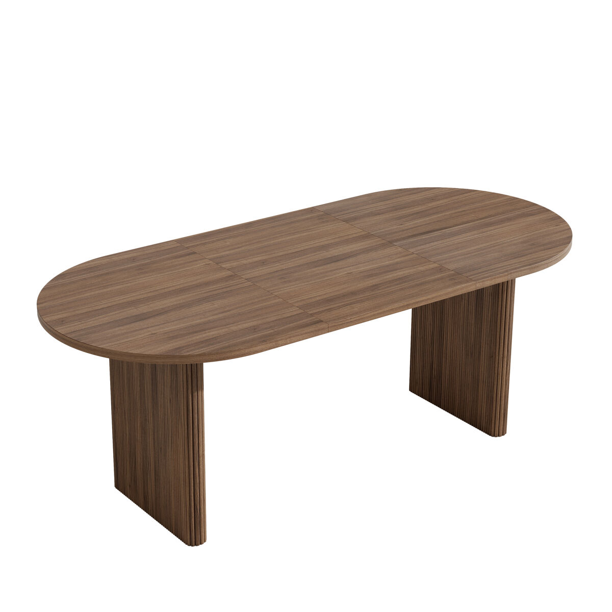 Mesa de comedor extensible ovalada 140x90