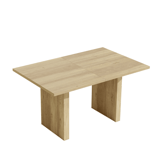 Mesa de jantar extensível retangular 140-200máx cm de mdf,carvalho Mesa de jantar extensível retangular 140-200máx cm de mdf,carvalho