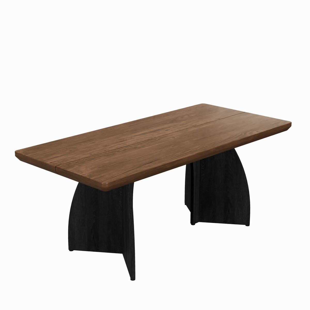 Mesa de comedor fija rectangular