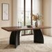 Mesa de comedor fija rectangular Mesa de comedor fija rectangular Nogal