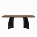 Mesa de comedor fija rectangular Mesa de comedor fija rectangular Nogal
