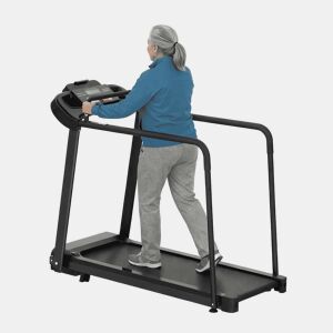 Passadeira de 120 kg - inclinação ajustável, Walking Pad com aplicação para treino em casa e para idosos - Preto