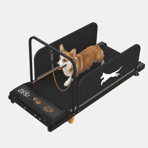 Passadeira para cães de pequeno porte - treino silencioso e portátil para animais de estimação, máquina de fitness para interior, Edição 2026 - Preto