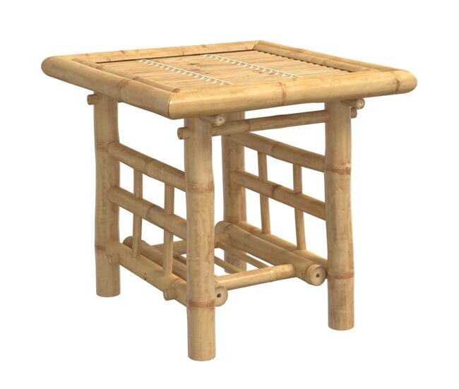 Mesa de café - mesa de centro de bambú 45x45x45 cm