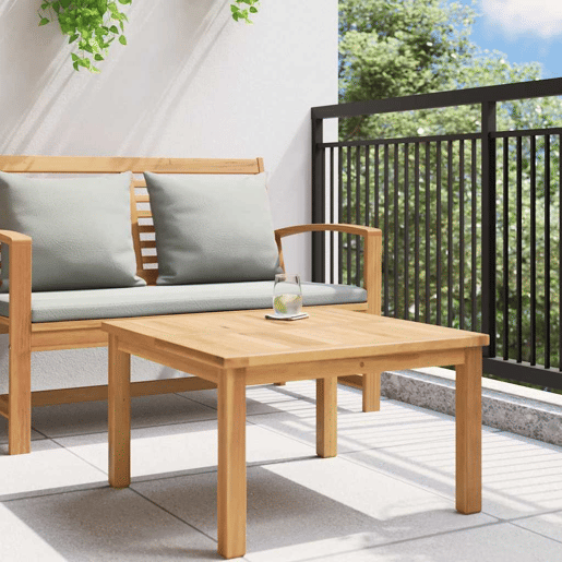 Mesa de Centro, Mesa baixa, Castanho 60 x 60 x 36 cm Madeira de Teca Sólida Mesa de Centro, Mesa baixa, Castanho 60 x 60 x 36 cm Madeira de Teca Sólida