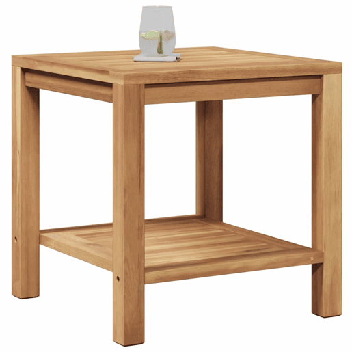 Mesa de Centro, Mesa baixa, Castanho 45 x 45 x 45 cm Madeira de Teca Sólida Mesa de Centro, Mesa baixa, Castanho 45 x 45 x 45 cm Madeira de Teca Sólida