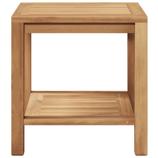 Mesa de Centro, Mesa baixa, Castanho 45 x 45 x 45 cm Madeira de Teca Sólida Mesa de Centro, Mesa baixa, Castanho 45 x 45 x 45 cm Madeira de Teca Sólida