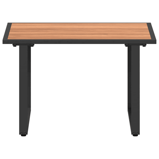 Mesa de Centro, Mesa baixa, Preto e Marrom 55 x 55 x 35 cm