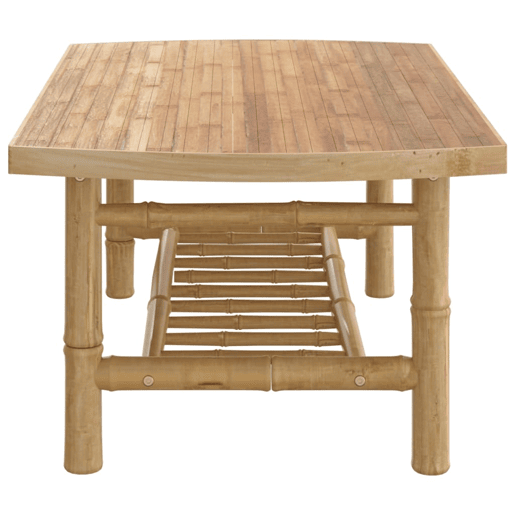 Mesa de Centro, Mesa baixa, para jardim 90x55x37 cm bambu Mesa de Centro, Mesa baixa, para jardim 90x55x37 cm bambu