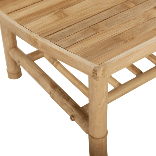 Mesa de Centro, Mesa baixa, para jardim 90x55x37 cm bambu Mesa de Centro, Mesa baixa, para jardim 90x55x37 cm bambu