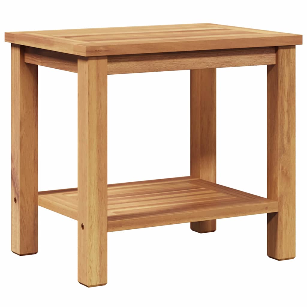 Mesa de café - mesa de centro - mesa baja marrón 50 x 35 x 45 cm madera de teca maciza