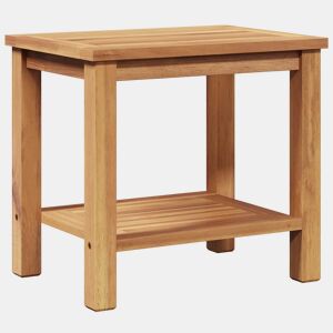 Mesa de Centro, Mesa baixa, Castanho 50 x 35 x 45 cm Madeira de Teca Sólida