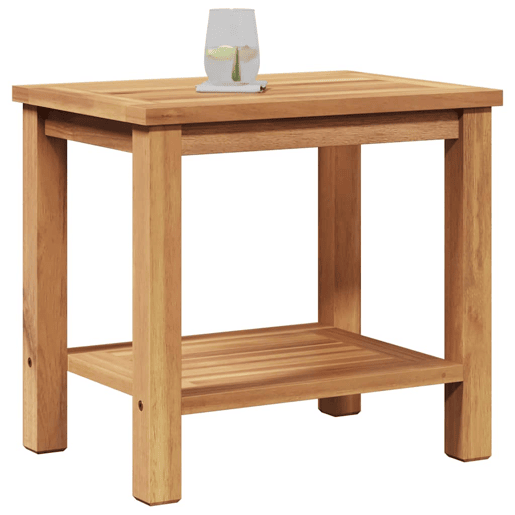 Mesa de Centro, Mesa baixa, Castanho 50 x 35 x 45 cm Madeira de Teca Sólida Mesa de Centro, Mesa baixa, Castanho 50 x 35 x 45 cm Madeira de Teca Sólida
