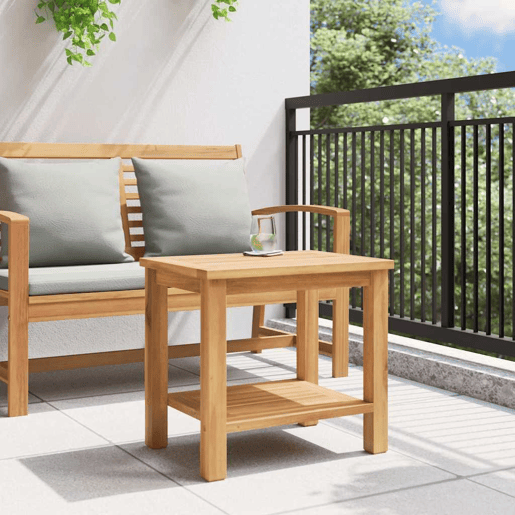 Mesa de Centro, Mesa baixa, Castanho 50 x 35 x 45 cm Madeira de Teca Sólida Mesa de Centro, Mesa baixa, Castanho 50 x 35 x 45 cm Madeira de Teca Sólida